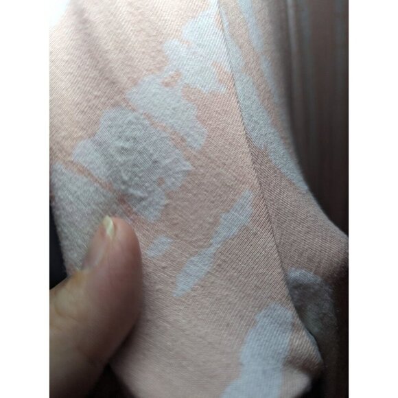 Mud Pie Women's Size Medium Peach Tye Dyed Long Maxi Dress Summer - Picture 3 of 15